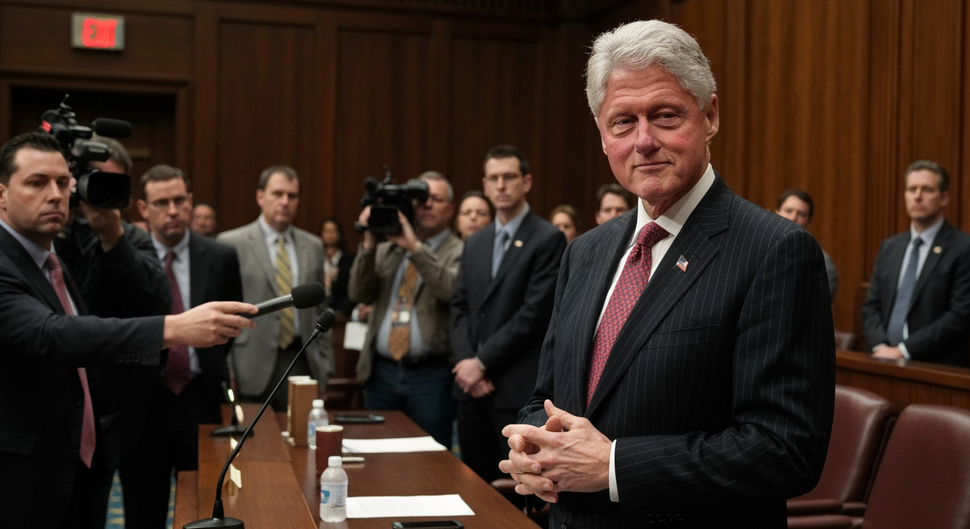 Clinton Declares "Did Nothing Wrong" in Unprecedented Epstein Testimony
