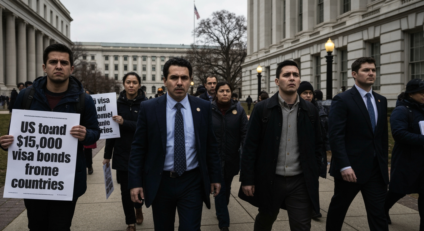 U.S. Expands Visa Bond Program, Demanding Up to $15,000 from Travelers in 12 More Countries