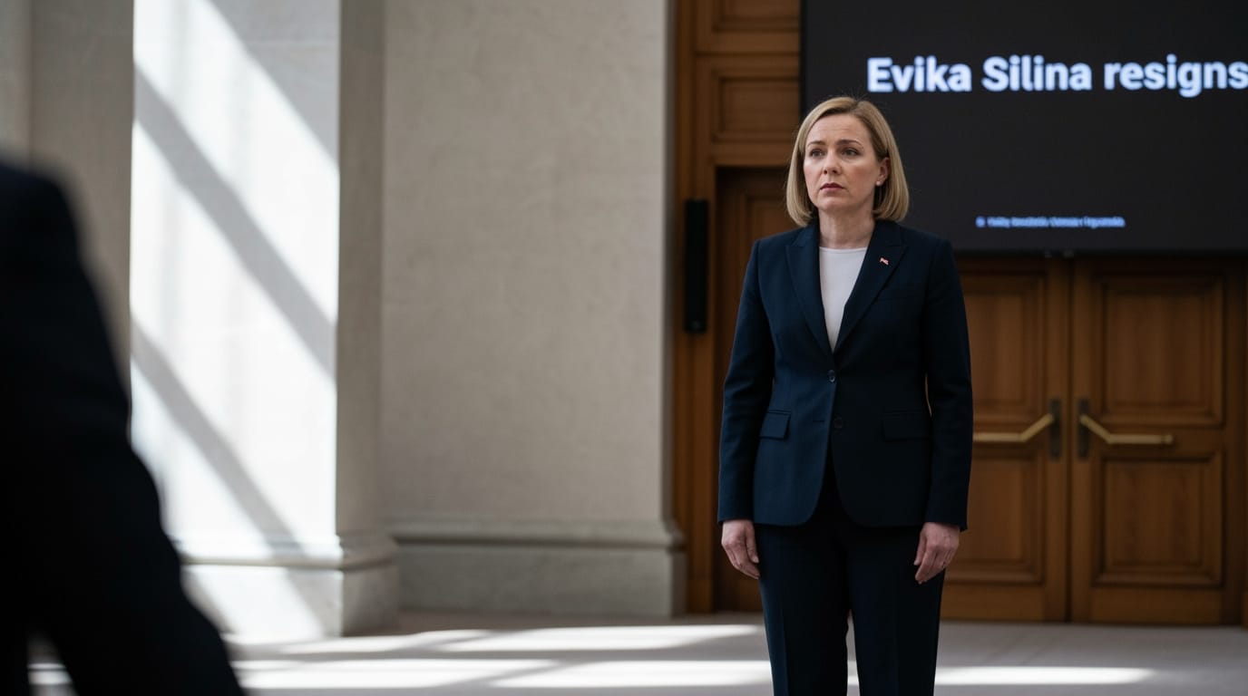 Latvian Prime Minister Evika Siliņa Resigns Amid Drone Controversy and Coalition Collapse