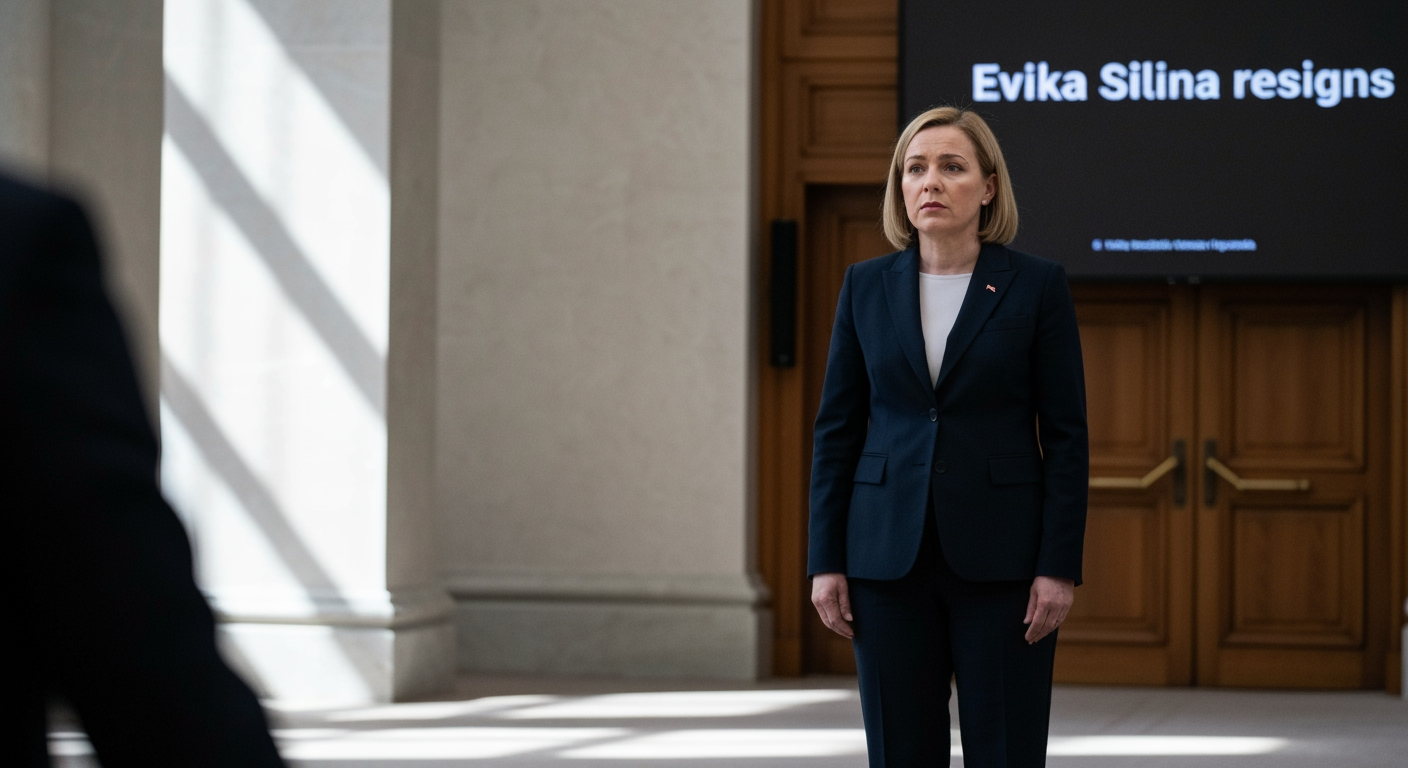Latvian Prime Minister Evika Siliņa Resigns Amid Drone Controversy and Coalition Collapse