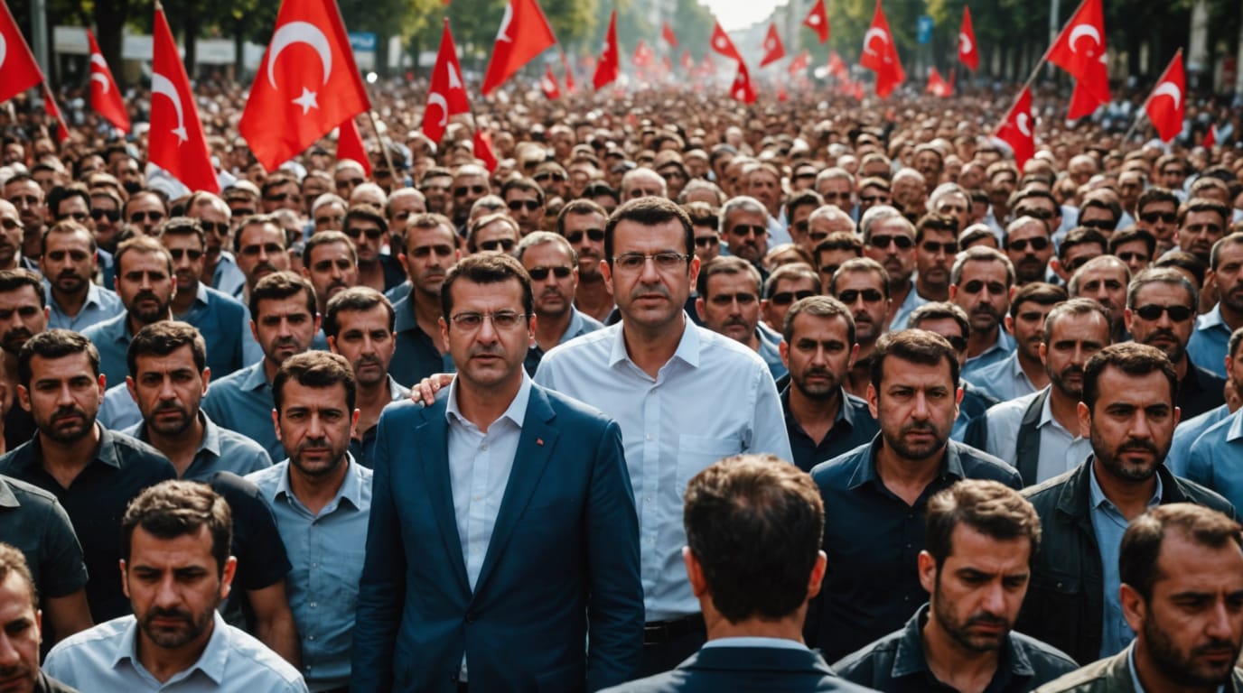 Massive Protests Erupt in Turkey as Istanbul Mayor Imamoglu Faces Court