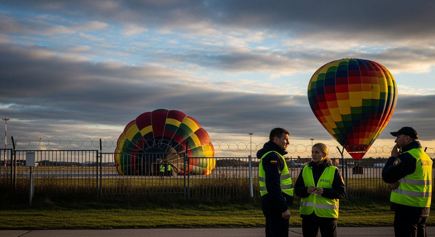 Vilnius Airport Grounded as Mysterious Balloons Prompt Overnight Closure