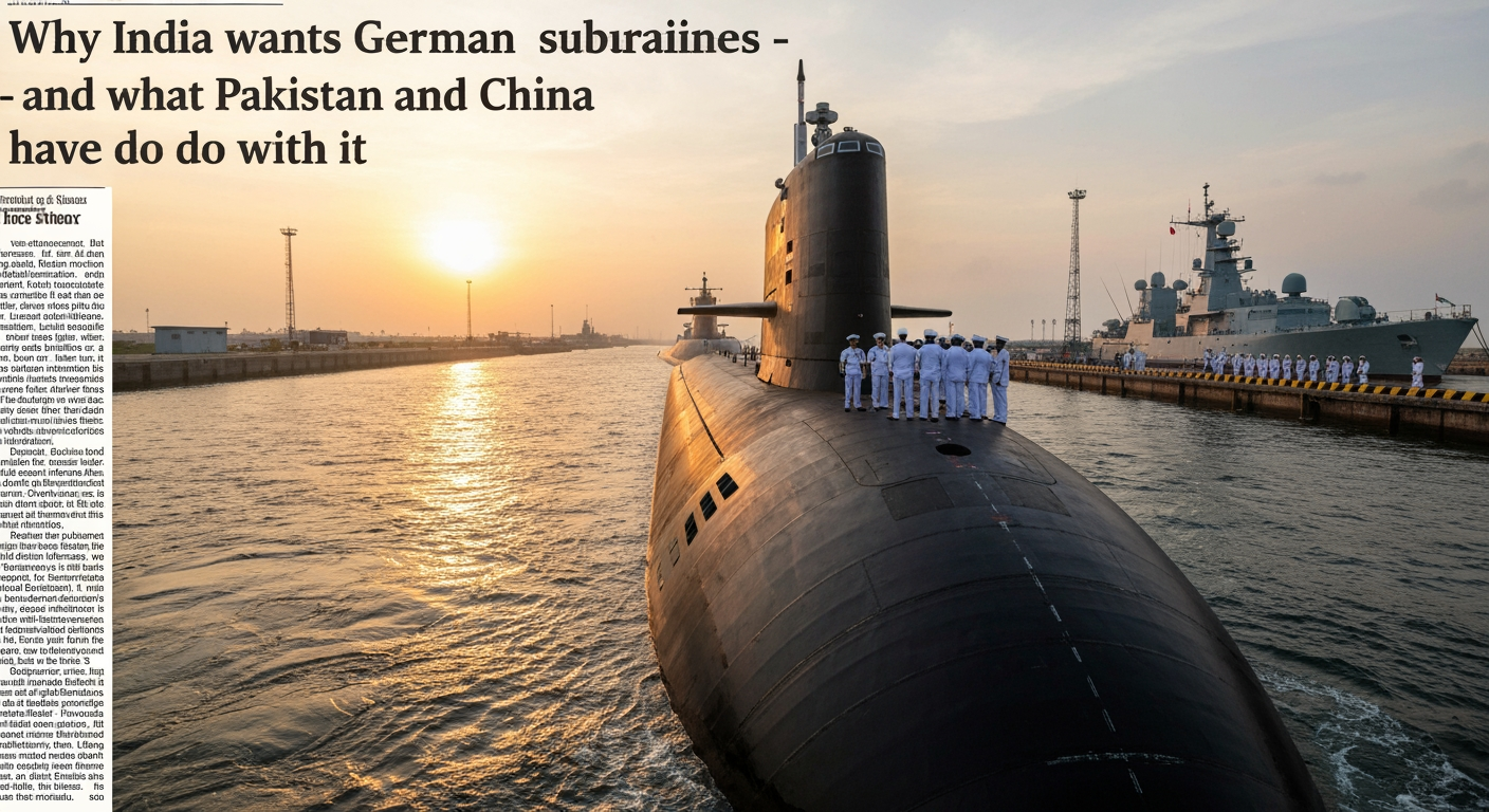 India Pursues German Submarines Amidst Escalating Regional Underwater Arms Race