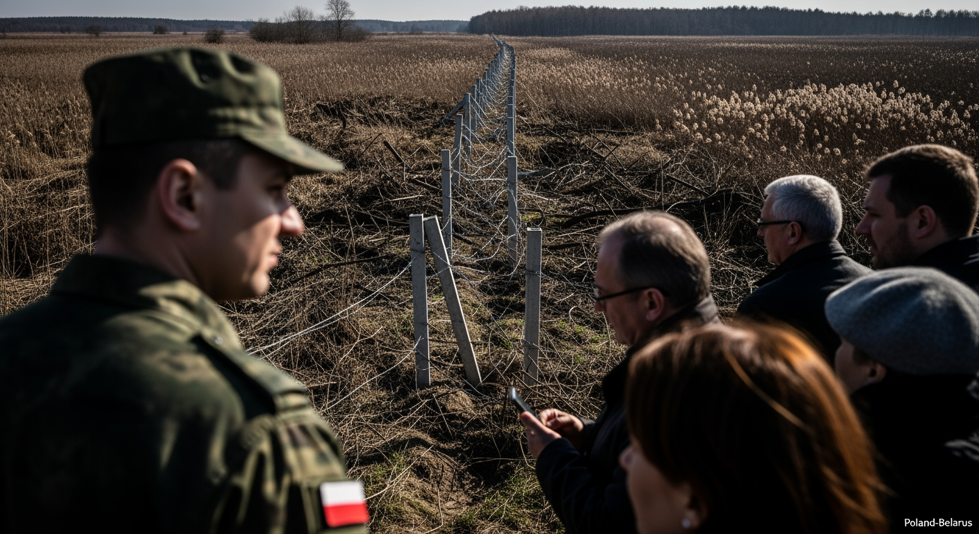 Border Wall Divides Wildlife and Wilderness on Poland-Belarus Frontier