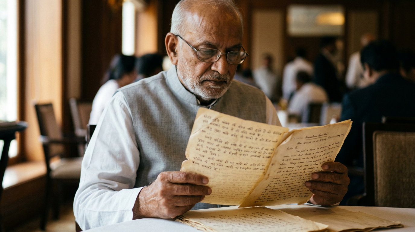 Gandhi's Intimate Reflections Command Record $1.7 Million at Mumbai Auction