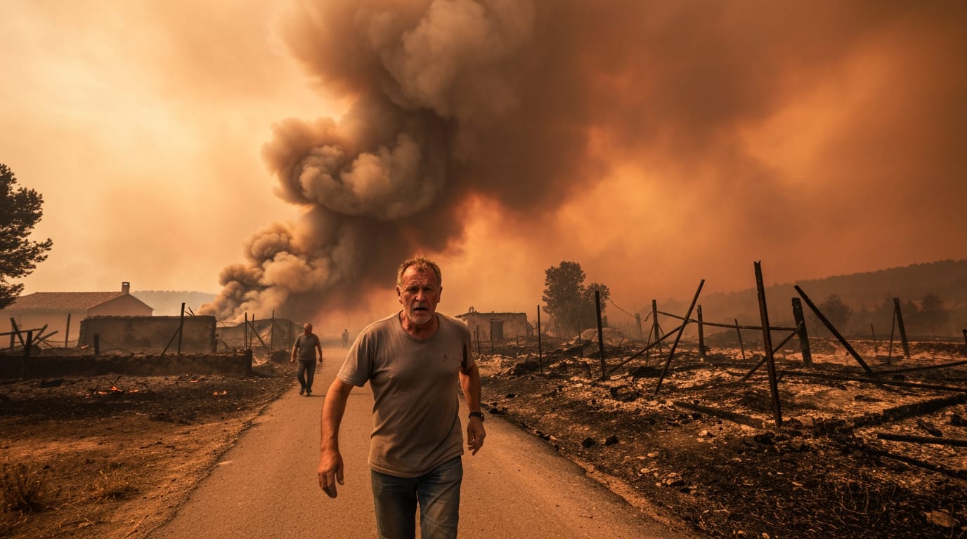 Europe Engulfed: Wildfires Force Mass Evacuations, Claim Lives Amid Record Heat