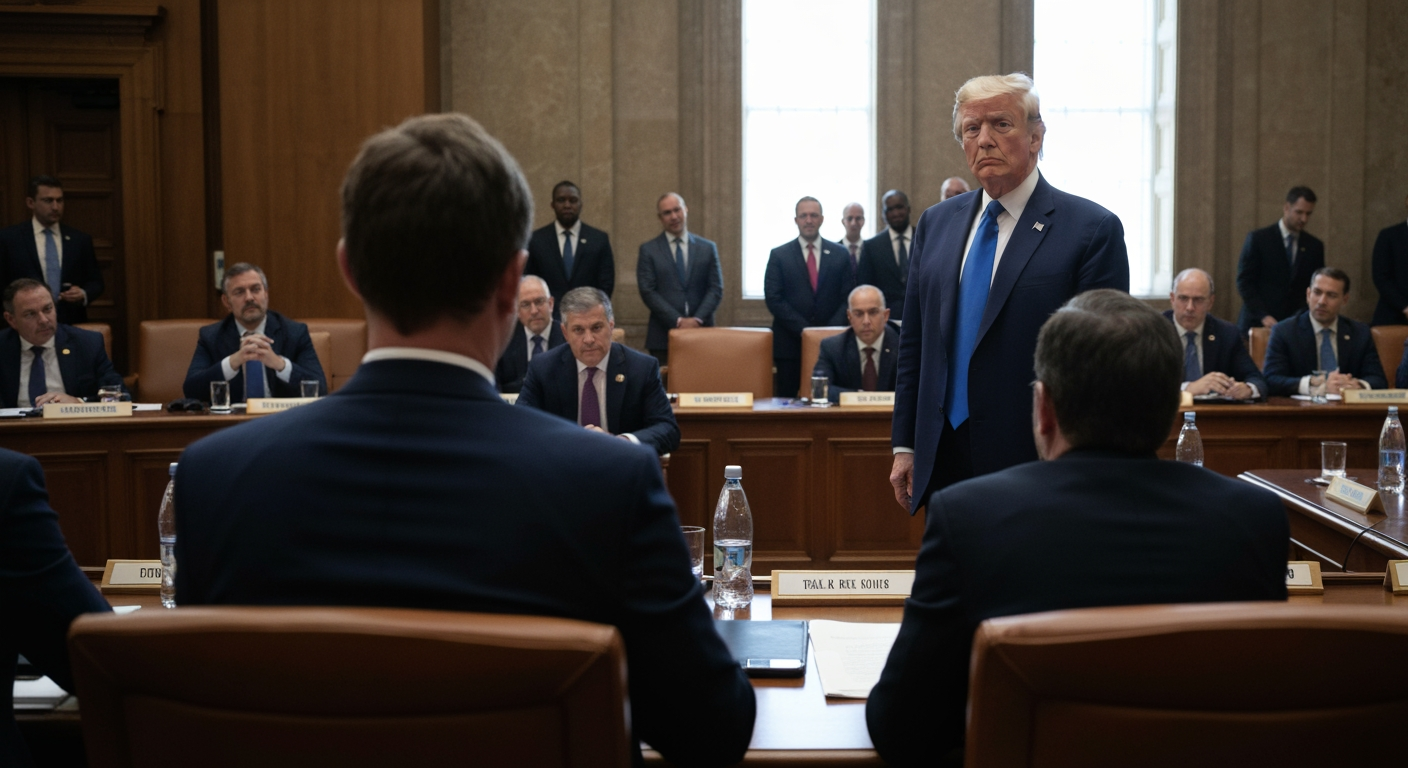 Trump Declares Historic Agreement for Hamas Disarmament in Gaza, Citing "Board of Peace" Initiative