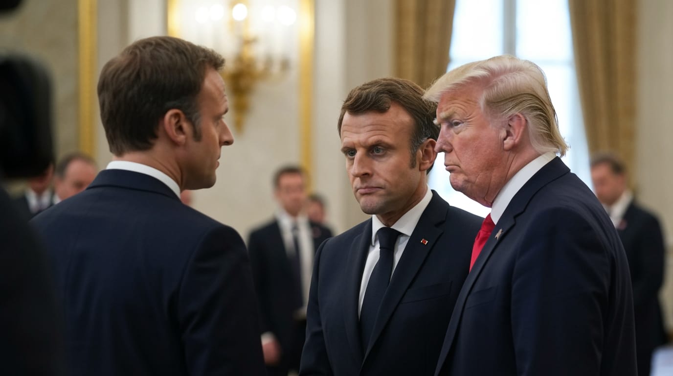 A Complex Pas de Deux: Unraveling the Turbulent Relationship Between Macron and Trump