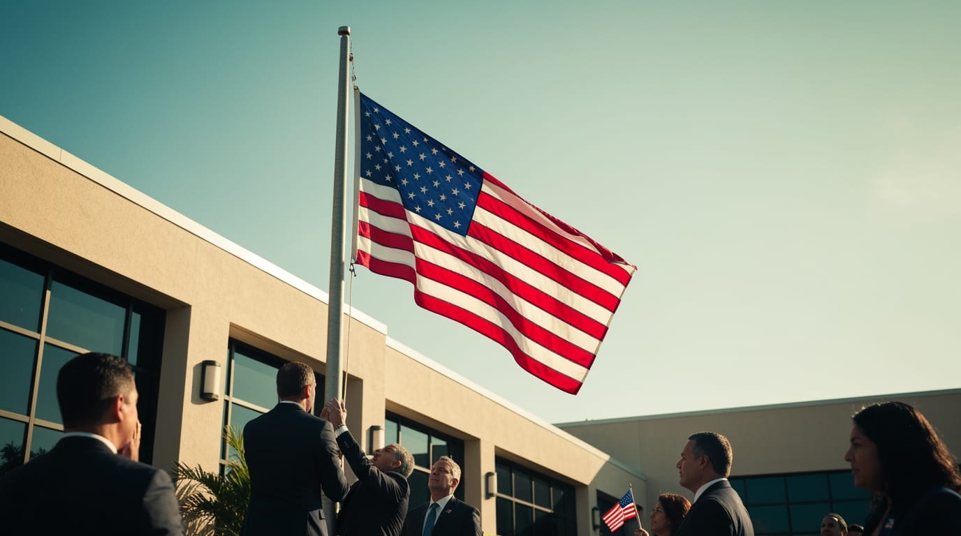 U.S. Flag Flies Over Caracas Embassy After Seven-Year Hiatus, Signaling Monumental Diplomatic Shift