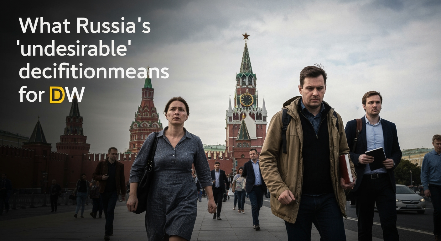 Russia Escalates Crackdown on Independent Media, Declares Deutsche Welle 'Undesirable'