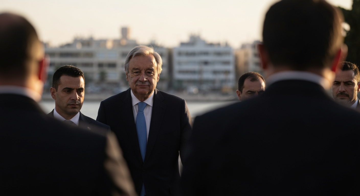 UN Secretary-General Guterres Arrives in Cyprus Amid Renewed Push for Stalled Peace Talks