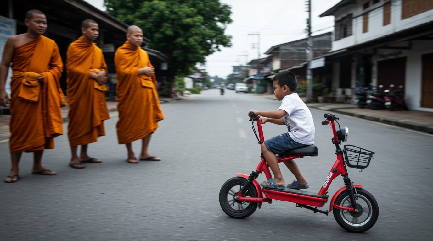 Child Driver Fatality: Eight Monks Dead in Tragic Mukdahan Road Crash