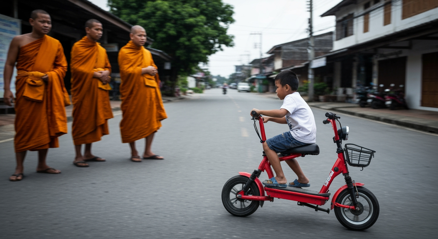Child Driver Fatality: Eight Monks Dead in Tragic Mukdahan Road Crash