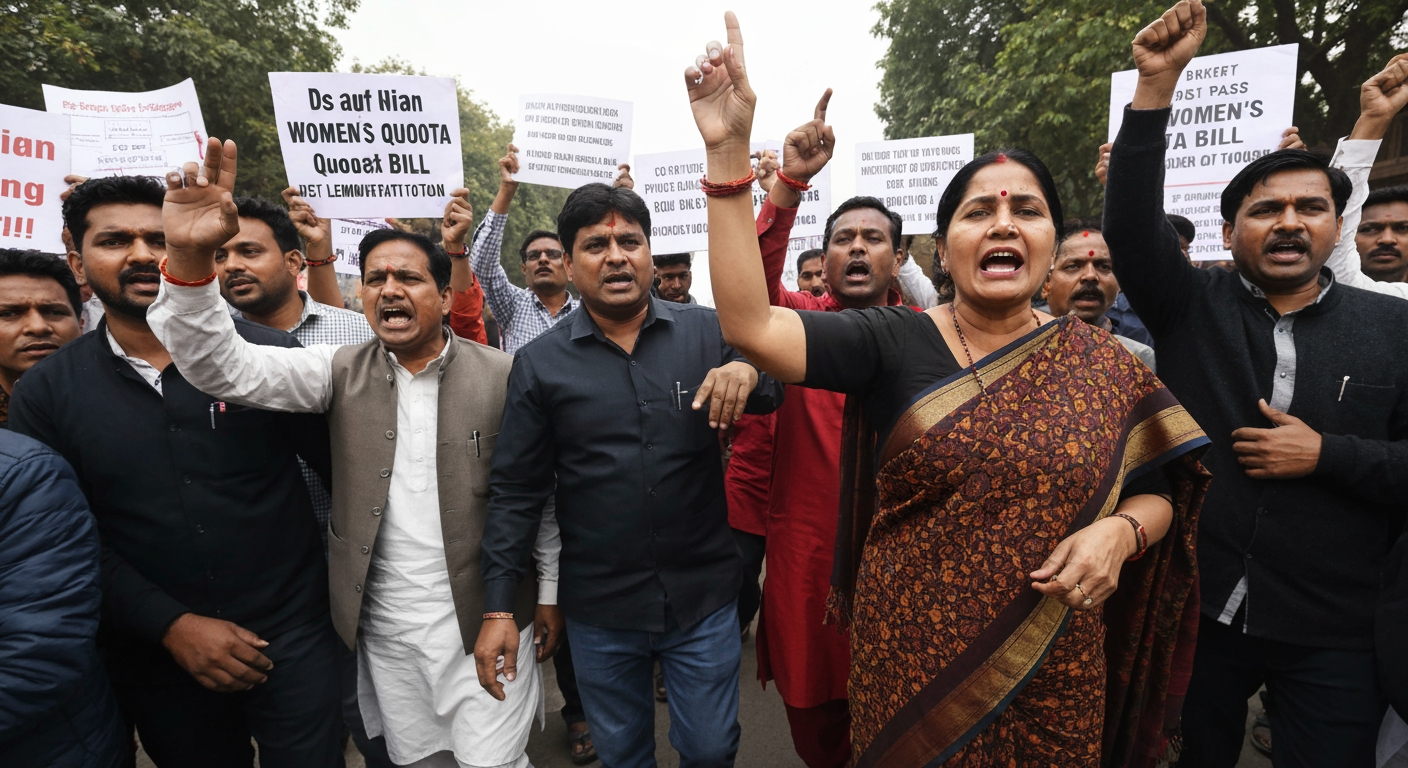 Indian Parliament Fails to Fast-Track Women's Quota Amidst Delimitation Controversy