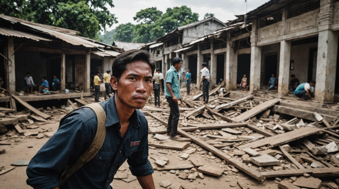 Powerful Earthquakes Strike Myanmar and Thailand, Causing Casualties and Widespread Panic