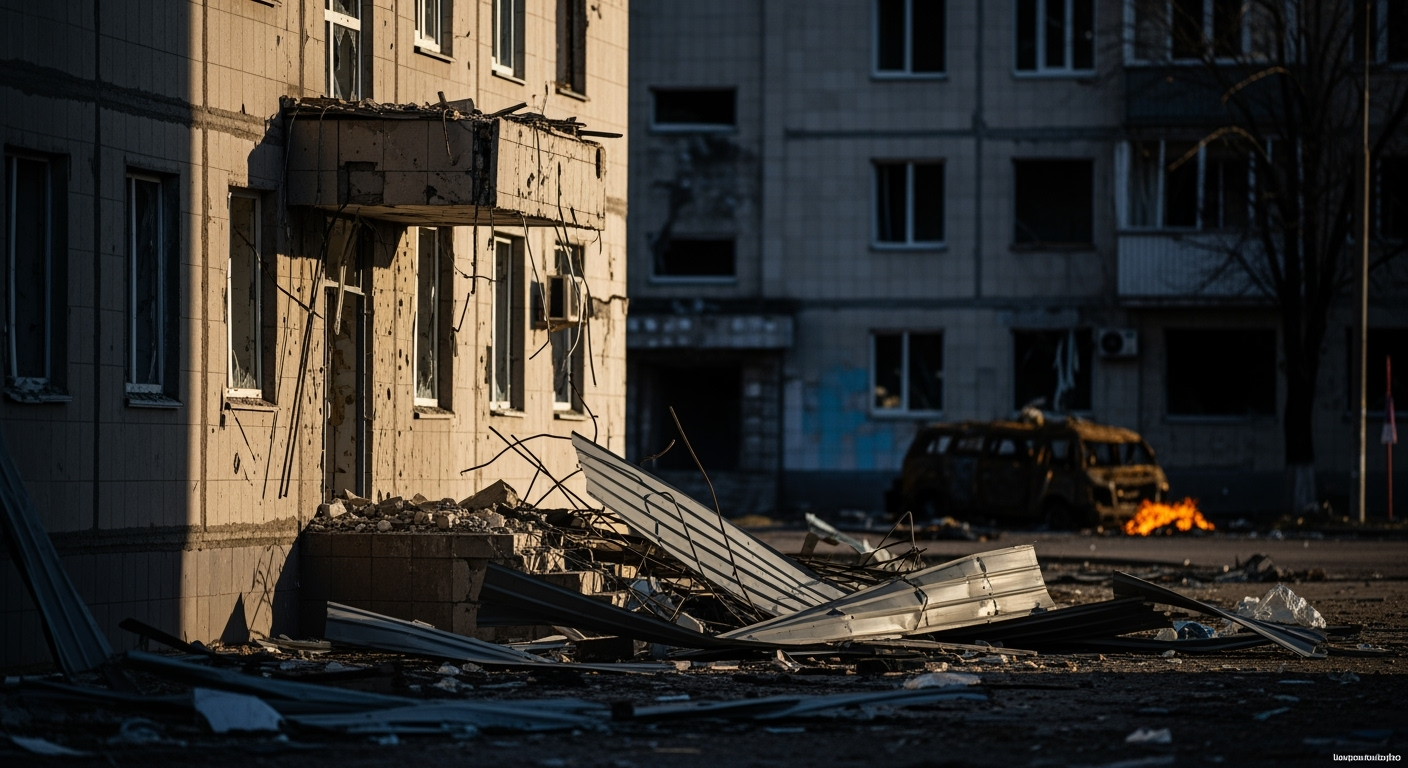 Deadly Ballistic Missile Barrage Strikes Kyiv, Causing Fatalities and Extensive Damage