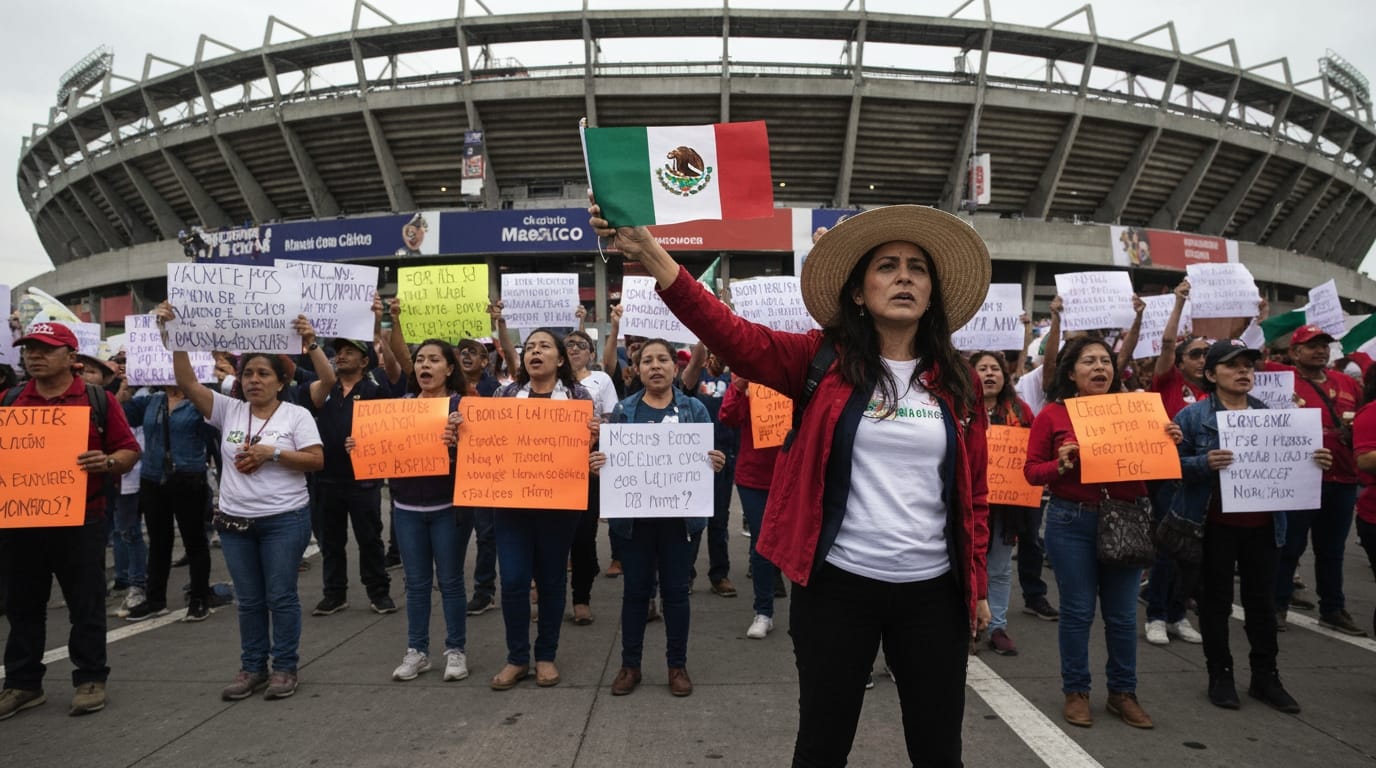 Mexican Teacher Protests Threaten to Overshadow World Cup Kick-off