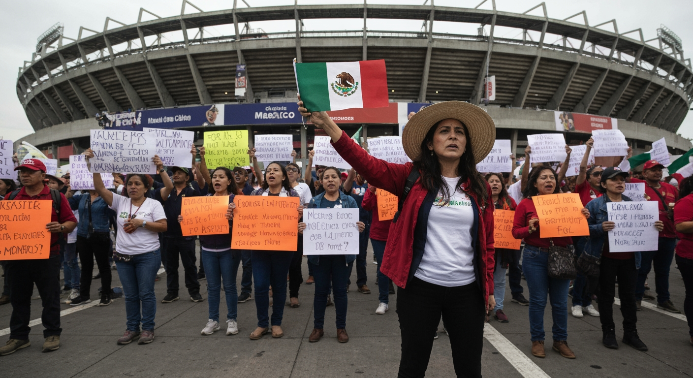 Mexican Teacher Protests Threaten to Overshadow World Cup Kick-off
