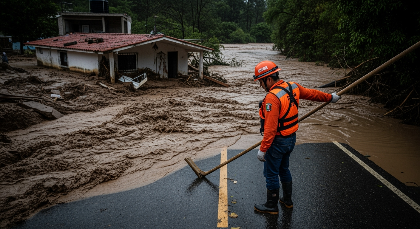 Mexico Reels from Catastrophic Floods and Landslides, Death Toll Climbs to 37