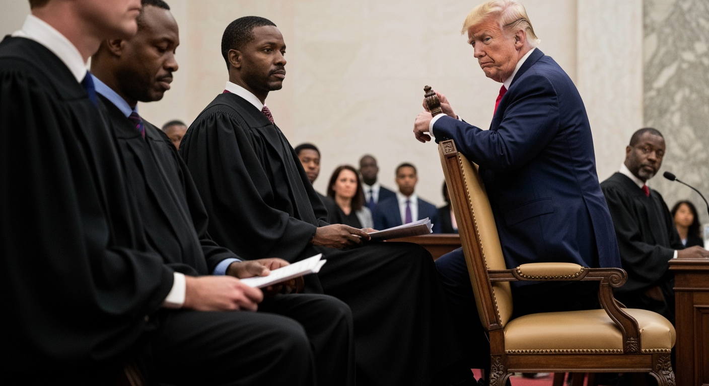 President's Unprecedented Supreme Court Visit Ignites High-Stakes Citizenship Debate